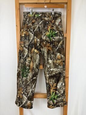 Rustic Ridge Bark and Leaf Camo Utility Cargo Pants Medium